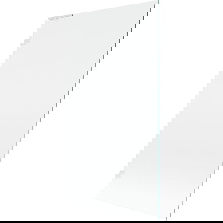 Mexen Lunar L parawan nawannowy 1-skrzydłowy 100 x 150 cm, transparent, biały - 897L-100-000-20-00