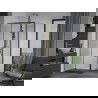 Mexen Apia kabina prysznicowa rozsuwana 115 x 80 cm, transparent, złota - 840-115-080-50-00