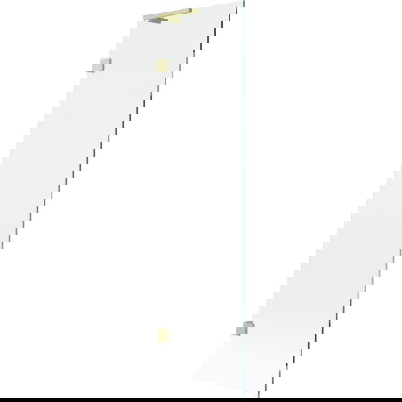 Mexen Lunar L parawan nawannowy 1-skrzydłowy 50 x 150 cm, transparent, złoty szczotkowany - 897L-050-000-55-00