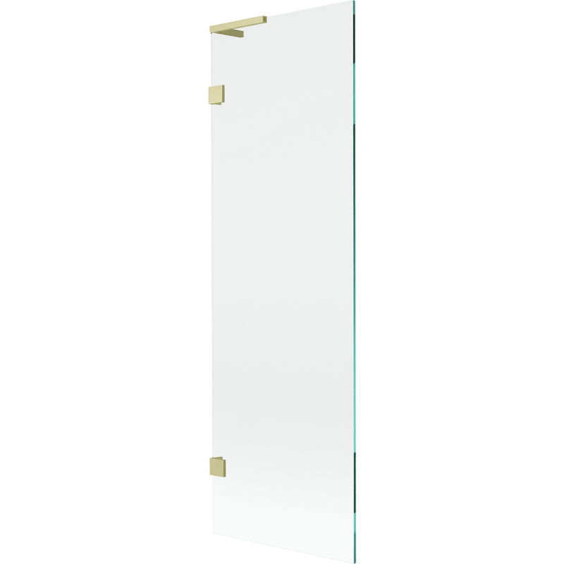 Mexen Lunar L parawan nawannowy 1-skrzydłowy 60 x 150 cm, transparent, złoty szczotkowany - 897L-060-000-55-00