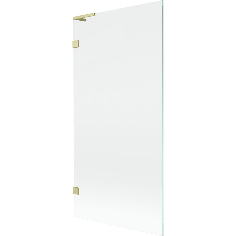 Mexen Lunar L parawan nawannowy 1-skrzydłowy 90 x 150 cm, transparent, złoty szczotkowany - 897L-090-000-55-00