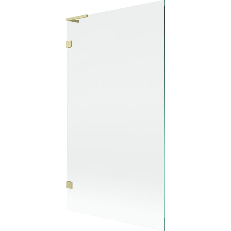 Mexen Lunar L parawan nawannowy 1-skrzydłowy 100 x 150 cm, transparent, złoty szczotkowany - 897L-100-000-55-00