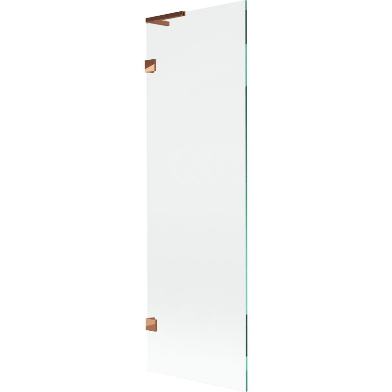 Mexen Lunar L parawan nawannowy 1-skrzydłowy 60 x 150 cm, transparent, różowe złoto - 897L-060-000-60-00