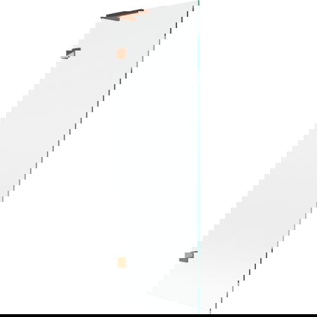 Mexen Lunar L parawan nawannowy 1-skrzydłowy 60 x 150 cm, transparent, różowe złoto - 897L-060-000-60-00