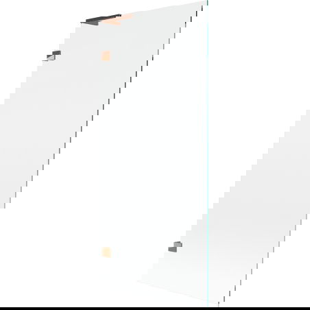 Mexen Lunar L parawan nawannowy 1-skrzydłowy 80 x 150 cm, transparent, różowe złoto - 897L-080-000-60-00