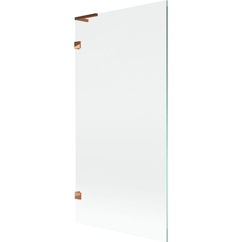 Mexen Lunar L parawan nawannowy 1-skrzydłowy 90 x 150 cm, transparent, różowe złoto - 897L-090-000-60-00