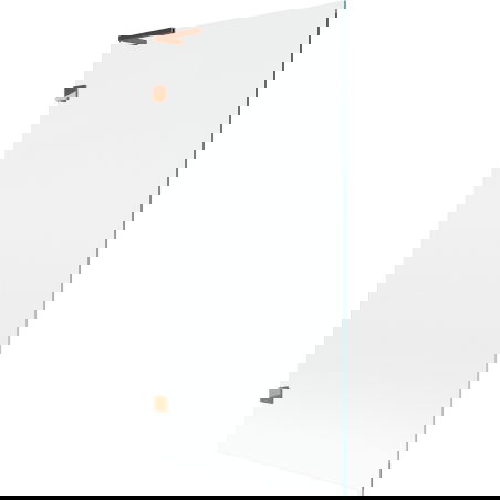 Mexen Lunar L parawan nawannowy 1-skrzydłowy 90 x 150 cm, transparent, różowe złoto - 897L-090-000-60-00