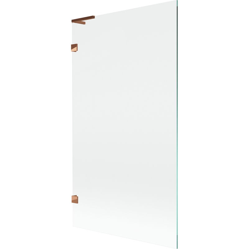 Mexen Lunar L parawan nawannowy 1-skrzydłowy 100 x 150 cm, transparent, różowe złoto - 897L-100-000-60-00