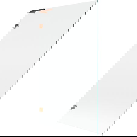 Mexen Lunar L parawan nawannowy 1-skrzydłowy 100 x 150 cm, transparent, różowe złoto - 897L-100-000-60-00