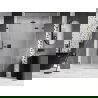 Mexen Lunar drzwi prysznicowe uchylne prawe 135 cm, transparent, gun metal - 834S-135-050-95-00-P