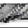 Mexen Lunar drzwi prysznicowe uchylne prawe 155 cm, transparent, gun metal - 834S-155-050-95-00-P