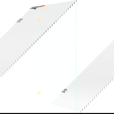 Mexen Lunar L parawan nawannowy 1-skrzydłowy 80 x 150 cm, transparent, miedź szczotkowana - 897L-080-000-65-00