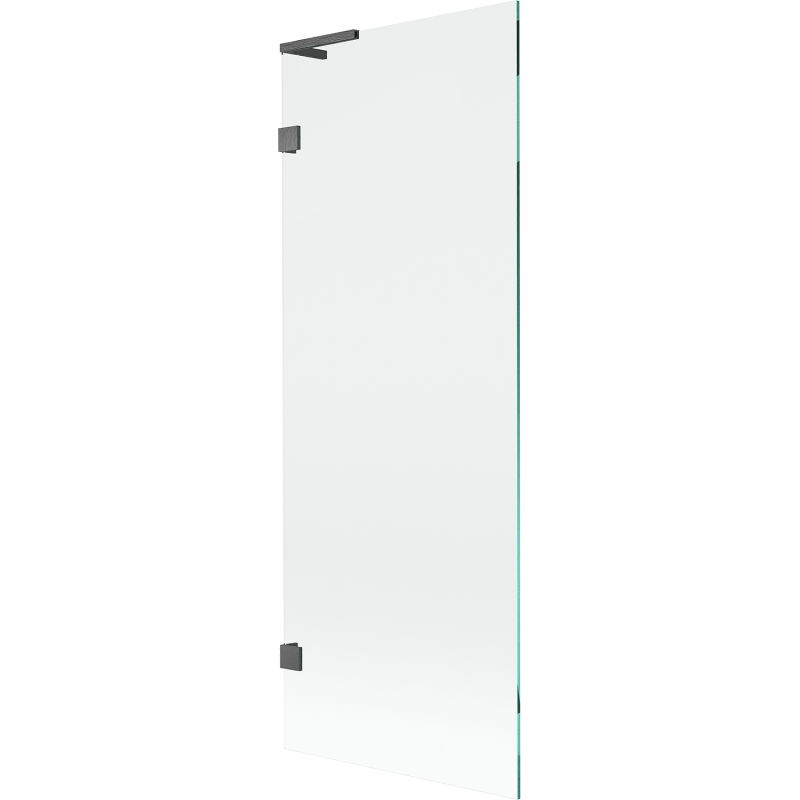 Mexen Lunar L parawan nawannowy 1-skrzydłowy 70 x 150 cm, transparent, gun gray szczotkowany - 897L-070-000-66-00