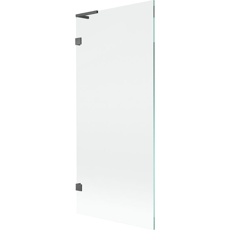 Mexen Lunar L parawan nawannowy 1-skrzydłowy 80 x 150 cm, transparent, gun gray szczotkowany - 897L-080-000-66-00