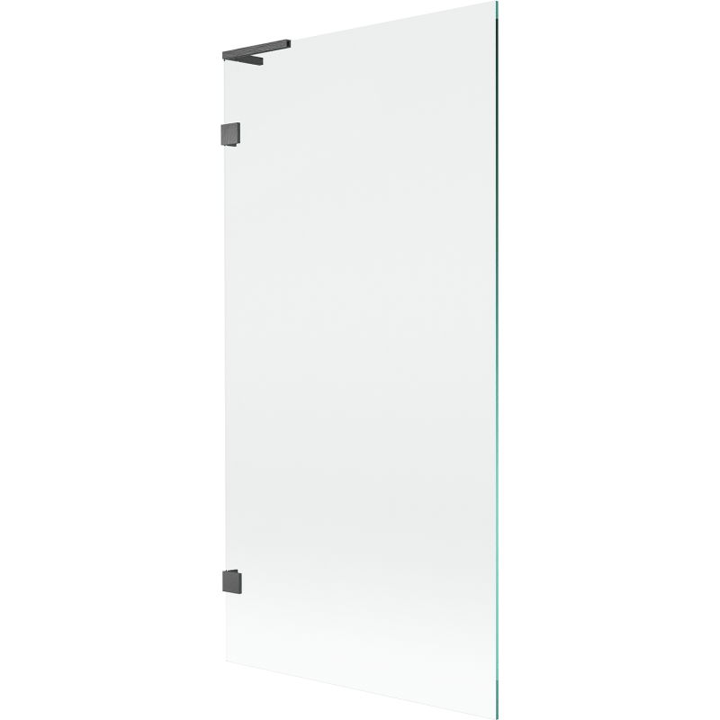 Mexen Lunar L parawan nawannowy 1-skrzydłowy 90 x 150 cm, transparent, gun gray szczotkowany - 897L-090-000-66-00