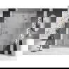 Mexen Lunar drzwi prysznicowe uchylne prawe 150 cm, transparent, nikiel szczotkowany - 834S-150-050-97-00-P