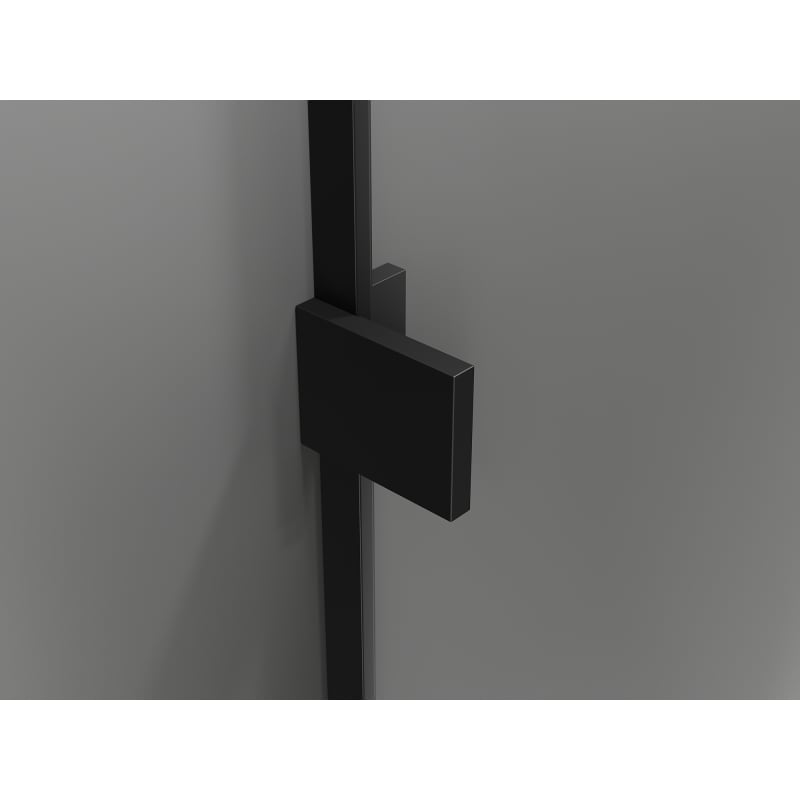 Mexen Lunar L parawan nawannowy 1-skrzydłowy 100 x 150 cm, transparent, czarny - 897L-100-000-70-00