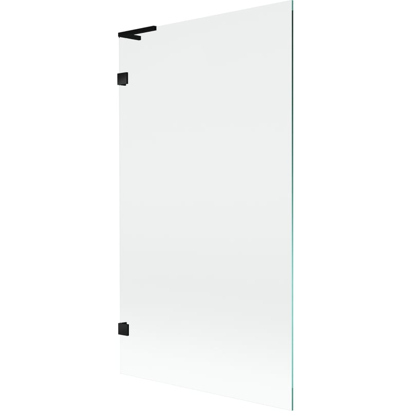 Mexen Lunar L parawan nawannowy 1-skrzydłowy 100 x 150 cm, transparent, czarny - 897L-100-000-70-00
