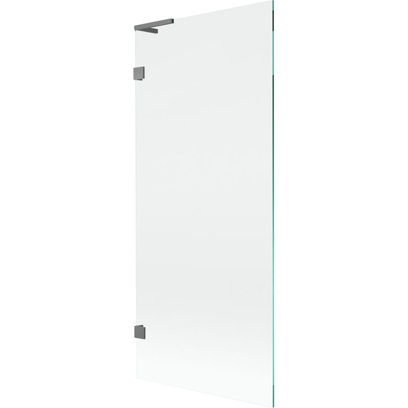 Mexen Lunar L parawan nawannowy 1-skrzydłowy 80 x 150 cm, transparent, gun metal - 897L-080-000-95-00