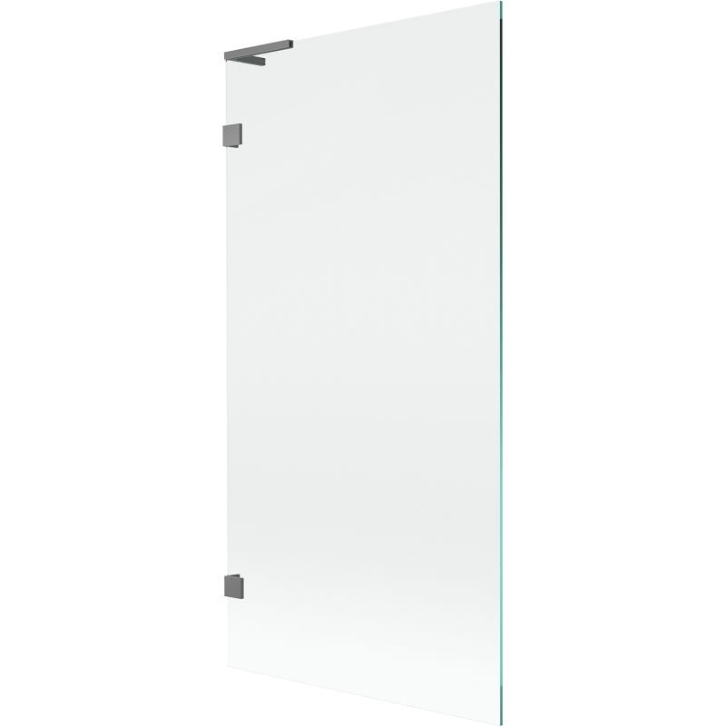 Mexen Lunar L parawan nawannowy 1-skrzydłowy 90 x 150 cm, transparent, gun metal - 897L-090-000-95-00