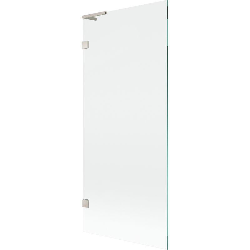 Mexen Lunar L parawan nawannowy 1-skrzydłowy 80 x 150 cm, transparent, nikiel szczotkowany - 897L-080-000-97-00