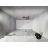 Mexen Lunar L drzwi prysznicowe uchylne lewe 130 cm, transparent, gun metal - 834SL-130-050-95-00-L