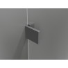 Mexen Lunar L drzwi prysznicowe uchylne lewe 130 cm, transparent, gun metal - 834SL-130-050-95-00-L