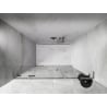 Mexen Lunar L drzwi prysznicowe uchylne lewe 135 cm, transparent, nikiel szczotkowany - 834SL-135-050-97-00-L