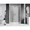 Mexen Lunar L drzwi prysznicowe uchylne prawe 130 cm, transparent, chrom - 834SL-130-050-01-00-P