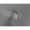 Mexen Lunar L drzwi prysznicowe uchylne prawe 145 cm, transparent, chrom - 834SL-145-050-01-00-P