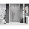 Mexen Lunar L drzwi prysznicowe uchylne prawe 160 cm, transparent, chrom - 834SL-160-050-01-00-P