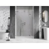 Mexen Lunar L drzwi prysznicowe uchylne prawe 160 cm, transparent, chrom - 834SL-160-050-01-00-P