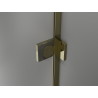 Mexen Lunar L drzwi prysznicowe uchylne prawe 125 cm, transparent, złote - 834SL-125-050-50-00-P
