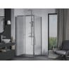 Mexen Apia kabina prysznicowa rozsuwana 100 x 100 cm, transparent, chrom - 840-100-100-01-00