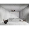 Mexen Lunar L drzwi prysznicowe uchylne prawe 130 cm, transparent, różowe złoto - 834SL-130-050-60-00-P