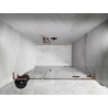 Mexen Lunar L drzwi prysznicowe uchylne prawe 135 cm, transparent, miedź szczotkowana - 834SL-135-050-65-00-P