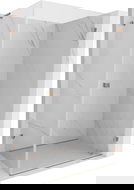 Mexen Lunar-B L kabina prysznicowa uchylna prawa 100 x 80 cm, transparent, miedź szczotkowana - 832L-100-080-65-00-P