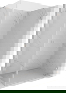 Mexen Lunar-B L kabina prysznicowa uchylna prawa 95 x 90 cm, transparent, nikiel szczotkowany - 832L-095-090-97-00-P