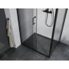 Mexen Apia kabina prysznicowa rozsuwana 135 x 100 cm, transparent, czarna - 840-135-100-70-00