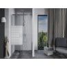 Mexen Apia drzwi prysznicowe rozsuwane 135 cm, pasy, chrom - 845-135-000-01-20