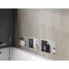 Mexen X-Wall-R półka wnękowa z kołnierzem 30 x 20 cm, inox - 1910302010