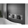 Mexen X-Wall-R półka wnękowa z kołnierzem 30 x 20 cm, inox - 1910302010