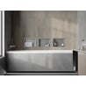 Mexen X-Wall-R półka wnękowa z kołnierzem 30 x 20 cm, inox - 1910302010