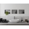 Mexen X-Wall-R półka wnękowa z kołnierzem 30 x 20 cm, inox - 1910302010