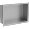 Mexen X-Wall-R półka wnękowa z kołnierzem 30 x 20 cm, inox - 1910302010