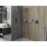 Mexen X-Wall-R półka wnękowa z kołnierzem 30 x 20 cm, inox - 1910302010