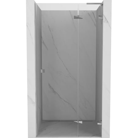 Mexen Lunar L drzwi prysznicowe uchylne prawe 95 cm, transparent, chrom - 834L-095-000-01-00-P
