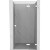 Mexen Lunar L drzwi prysznicowe uchylne prawe 95 cm, transparent, białe - 834L-095-000-20-00-P
