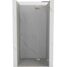 Mexen Lunar L drzwi prysznicowe uchylne prawe 80 cm, transparent, złote - 834L-080-000-50-00-P
