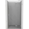 Mexen Lunar L drzwi prysznicowe uchylne prawe 95 cm, transparent, nikiel szczotkowany - 834L-095-000-97-00-P
